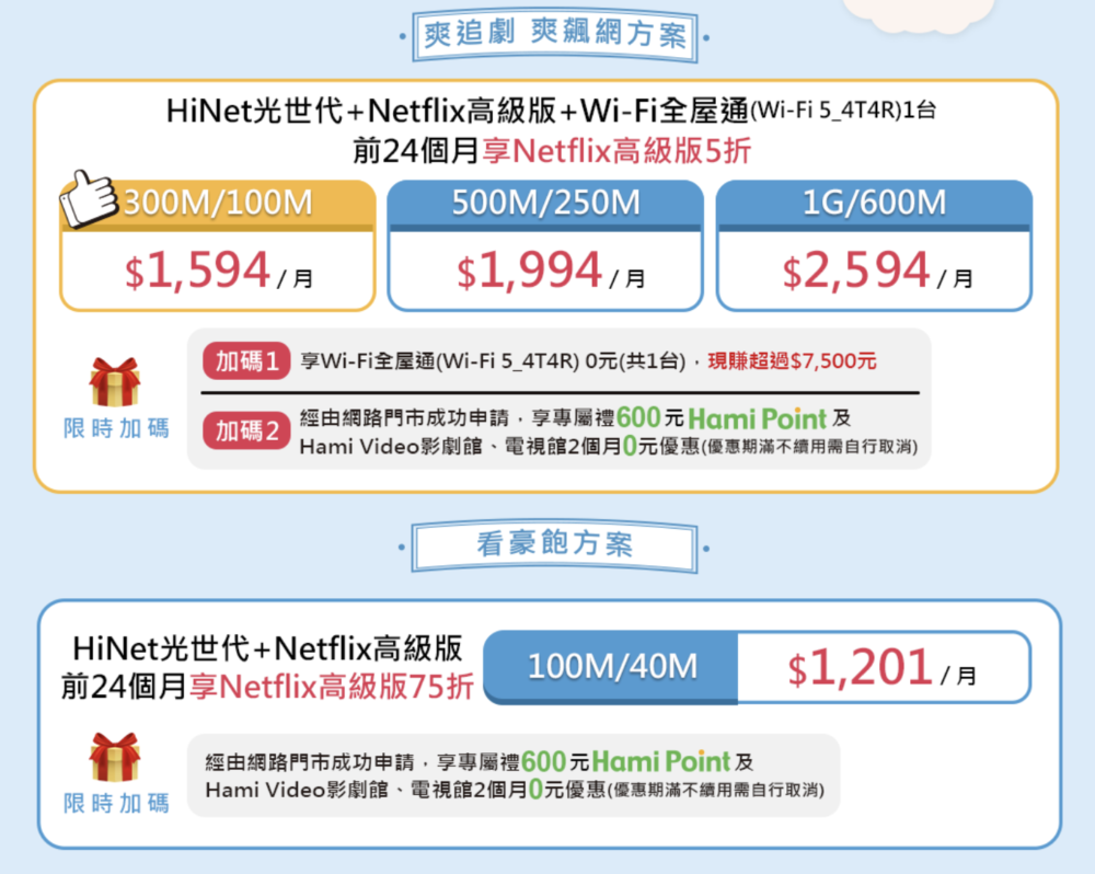 hinet方案