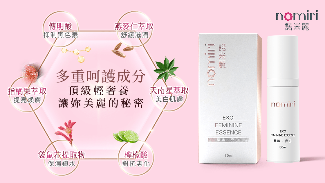 持續保養，讓私密肌逐步展現細緻明亮