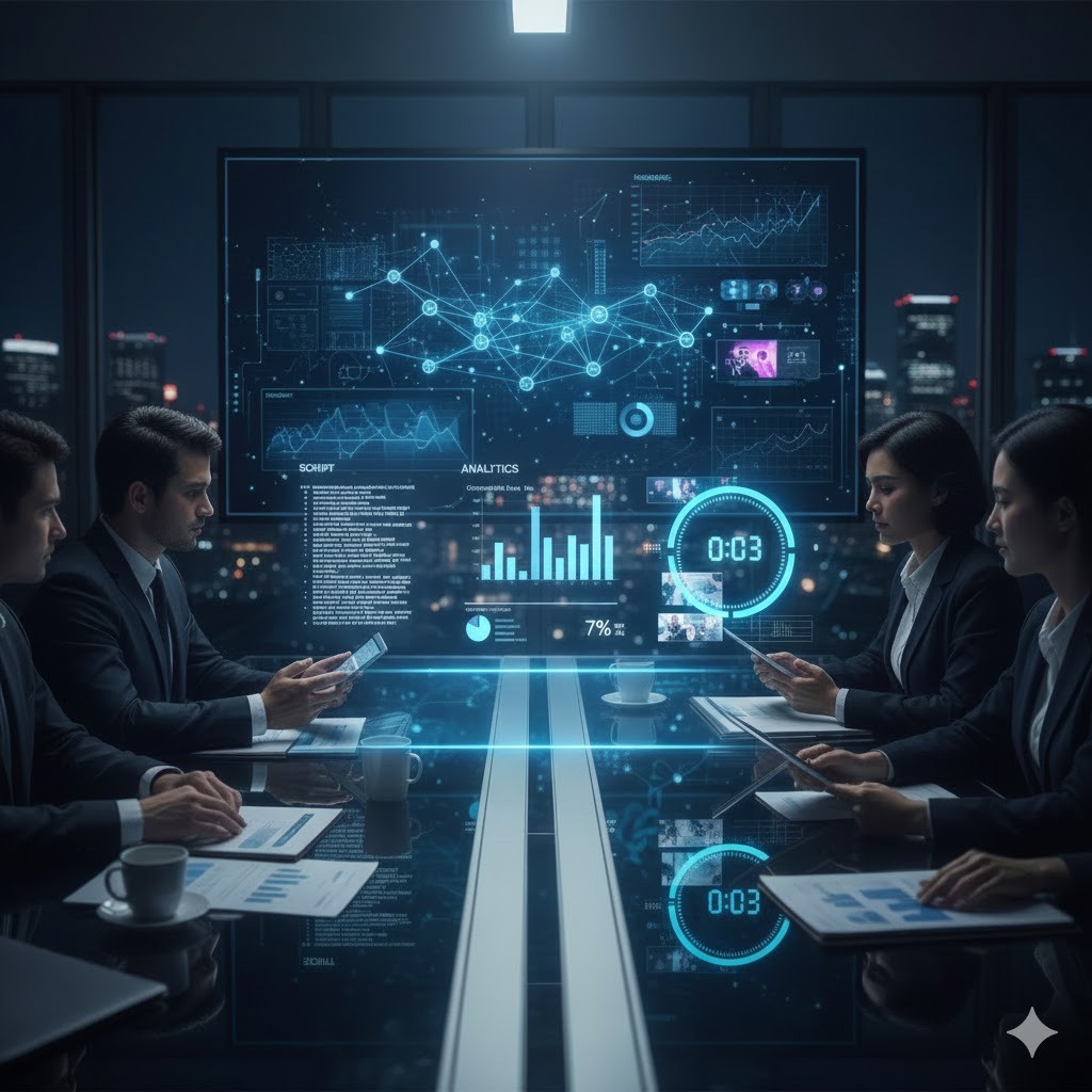 短影音策略會議:專業團隊正解析數據,掌握「前三秒」生死線